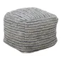 PUFF PERU' Kwadratowy 50 50 40 cm (35% Wełna / 35% Juta / 30% Bawełna)